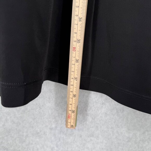 Bryn Walker Oversized Tunic Dress Size M Black Stretch Lagenlook Neutral Stretch - Picture 10 of 12